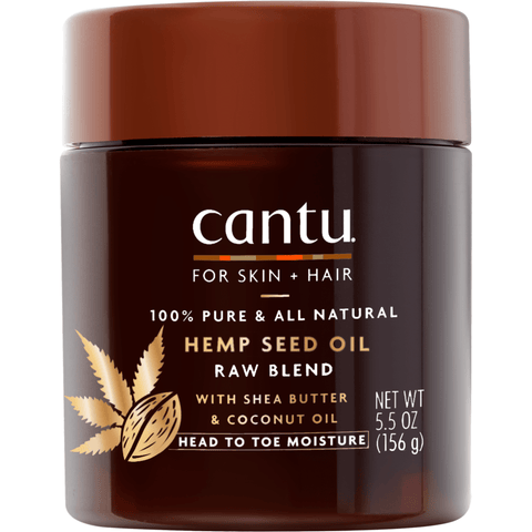 cantu Bath & Body Cantu: Hemp Seed Oil Raw Blend Head to Toe Moisture 5.5oz