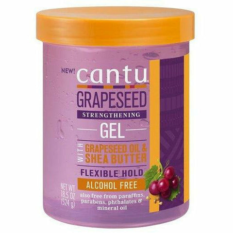 Cantu Hair Care Cantu: Flexible Hold Gel with Grapeseed & Shea Butter