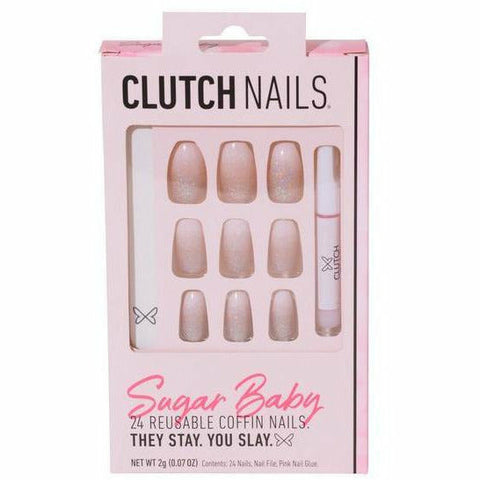 Clutch Nails Nail Care ClutchNails: Sugar Baby Coffin Nails