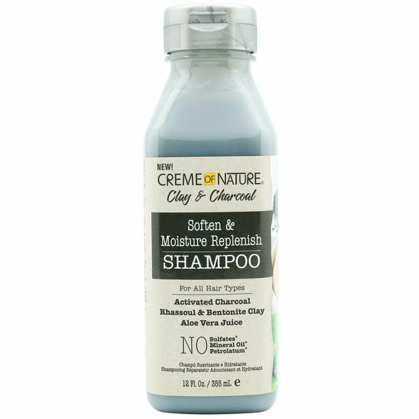 Creme of Nature Hair Care Creme of Nature: Clay & Charcoal Shampoo 12oz