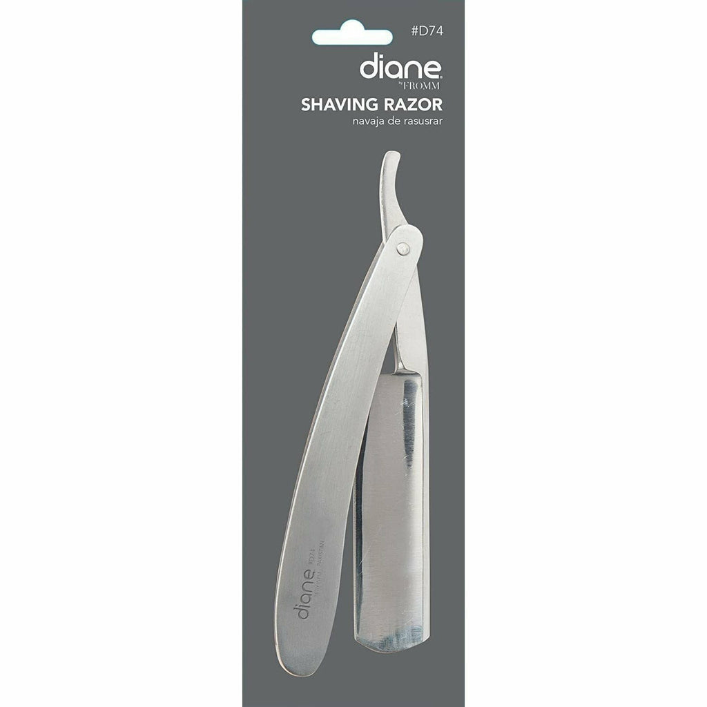 Diane: Professional Straight Razor with Stainless Steel Handle #D74 ...