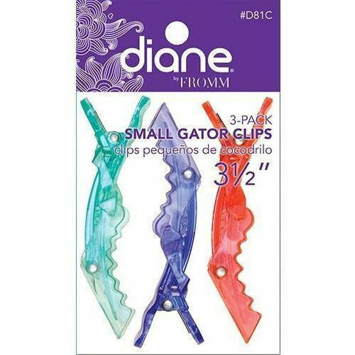 Diane Salon Tools Diane: D81C 3 1/2 Gator Clips 3pc