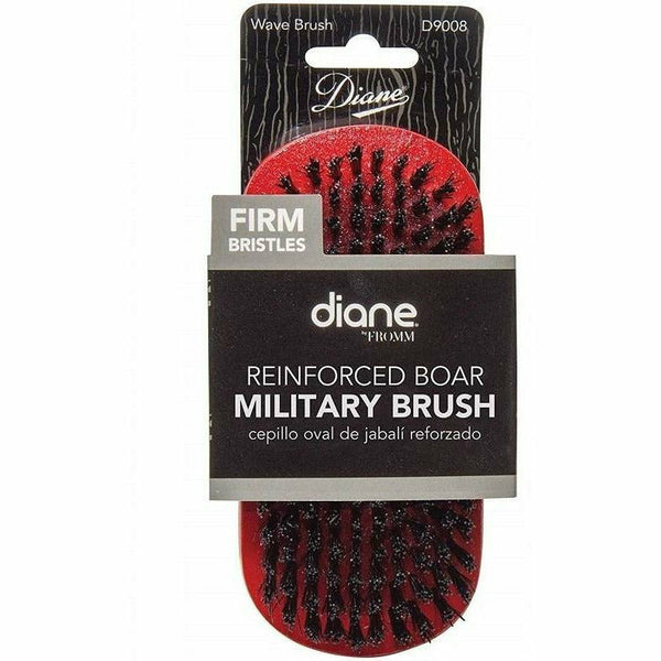 Diane: Hard Reinforced Boar Military Wave Brush #D9008