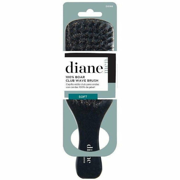 Diane: Soft 100% Boar Club Wave Brush #D8168