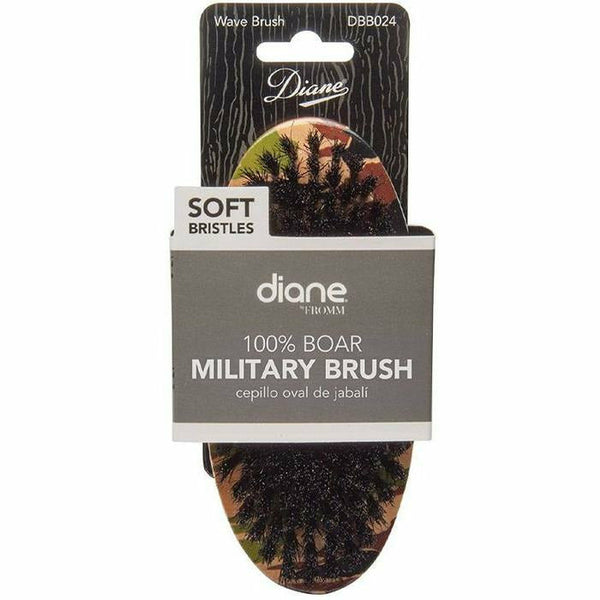 Diane: Soft 100% Boar Military Brush #DBB024