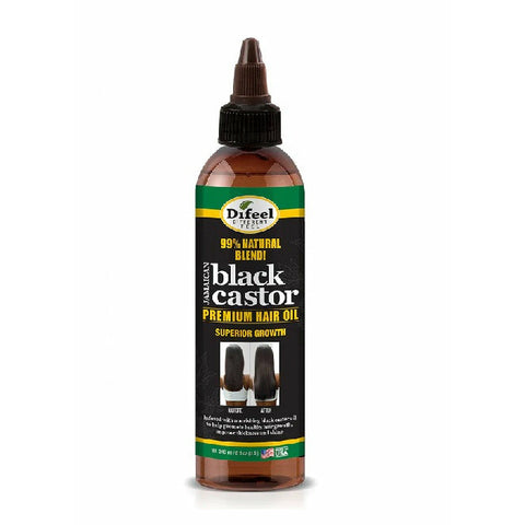 Difeel Hair Care Difeel: 99% Natural Blend Jamaican Black Castor Hair Oil 8oz