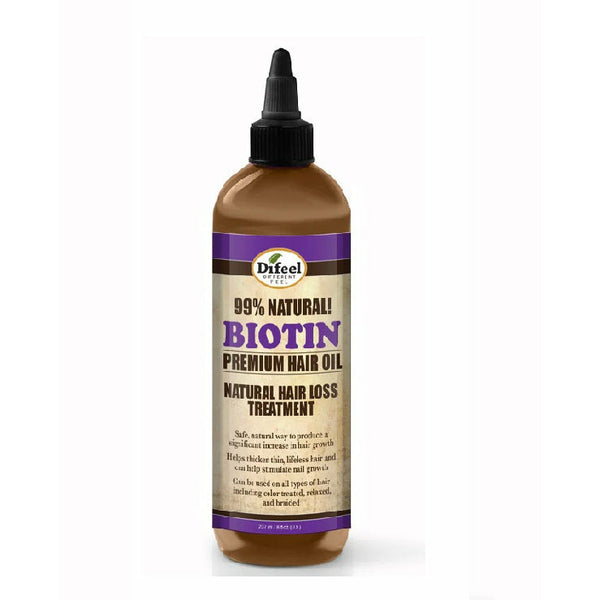 Difeel Hair Care Difeel: 99% Natural Premium Hair Oil-Biotin Oil 7.78oz