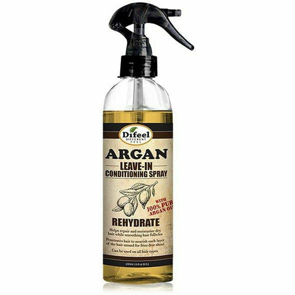 Difeel Hair Care Difeel: Argan Oil Hydrate Leave-In Conditioning Spray 6oz