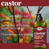 Difeel Hair Care Difeel: Castor Pro-Growth Shampoo 12oz
