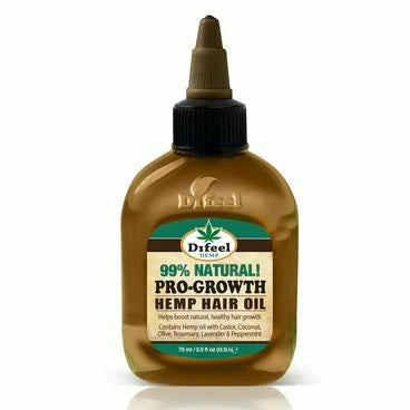 Difeel Hair Care Difeel: Natural Hemp Hair Oil - Pro-Growth 2.5 oz