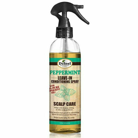 Difeel Hair Care Difeel: Peppermint Oil Scalp Care Leave-In Conditioning Spray 6oz