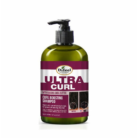 Difeel Hair Care Difeel: Ultra Curl with Argan & Shea Butter-Curl Boosting Shampoo 12oz