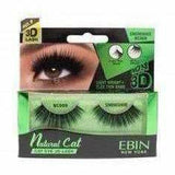 Ebin New York eyelashes NC 009 - Snowshoe EBIN: Natural Cat 3D Lashes