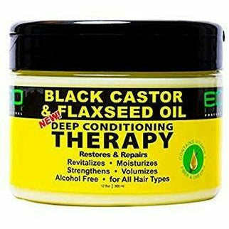Eco Style Hair Care Eco Style: Black Castor & Flaxseed Oil Deep Conditioning Therapy 12oz
