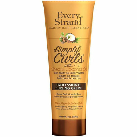Every Strand Hair Care Every Strand: Simply Curls with Shea & Coconut Oil Professional Curling Creme 8oz
