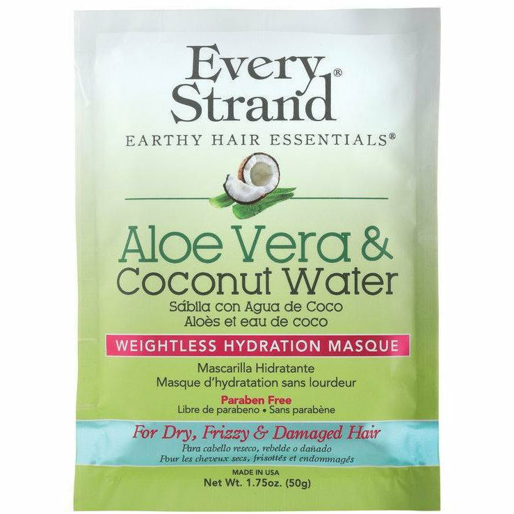 Every Strand: Aloe Vera & Coconut Water Weightless Hydration Masque 1. – Beauty Depot O-Store