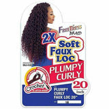 FreeTress Crochet Hair FreeTress: 2X Plumpy Curly Faux Loc 20" Crochet Braids