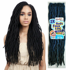 FreeTress: 2X Soft Wavy Faux Loc 20