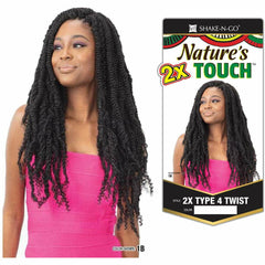 FreeTress: 2X Type 4 Twist Nature's Touch Crochet Braids - FINAL