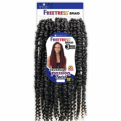 FreeTress Crochet Hair FreeTress: 3X Large Passion Twist 18''