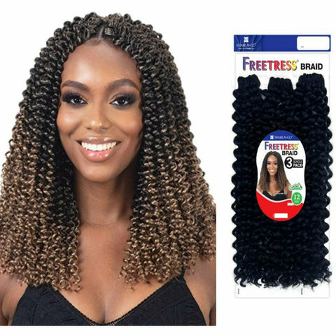 FreeTress Crochet Hair FreeTress: 3X Tahiti Water Curl Crochet Braids 12"