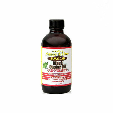Jamaican M&L Hair Care Jamaican Black Castor Oil 4oz #Peppermint