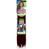 Janet Collection Crochet Hair #BURG - Burgundy JANET COLLECTION™: 24" 2X Havana Mambo Twist 100% Kanekalon/Toyokalon