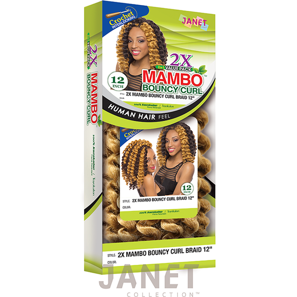 Janet Collection Crochet Hair Janet Collection™: 2X Bouncy Curl Braid 12''