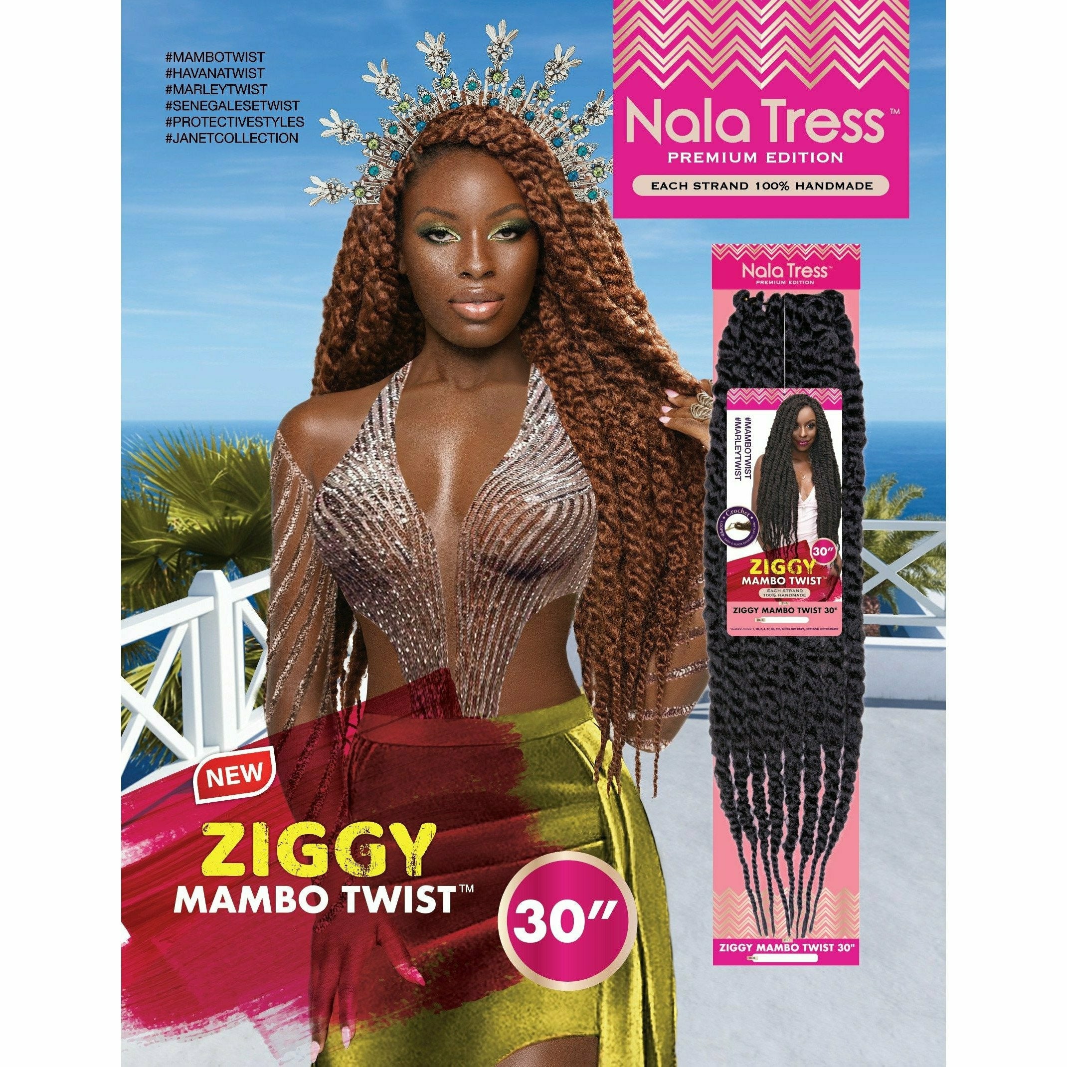 Is The Hair Janet Collection Good To Use For An Out Hair Style Janet Collection: Crochet Braid Nala Tress Boho Twist Braid 18