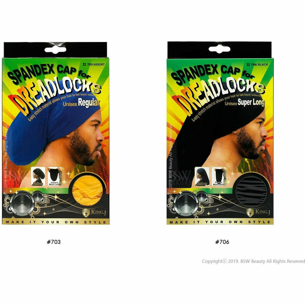 King.J: Spandex Cap for Dreadlocks (Regular) – Beauty Depot O-Store