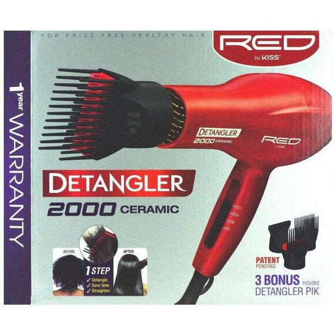 RED by Kiss: 2000 Detangler Ceramic Hair Dryer