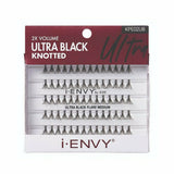Kiss Cosmetics KPE02UB - Ultra Black Medium Kiss: i Envy Ultra Black Knotted Individual Lash Extensions