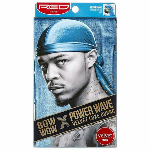 Kiss Hair Accessories Red by Kiss: Power Wave Velvet Luxe Durag