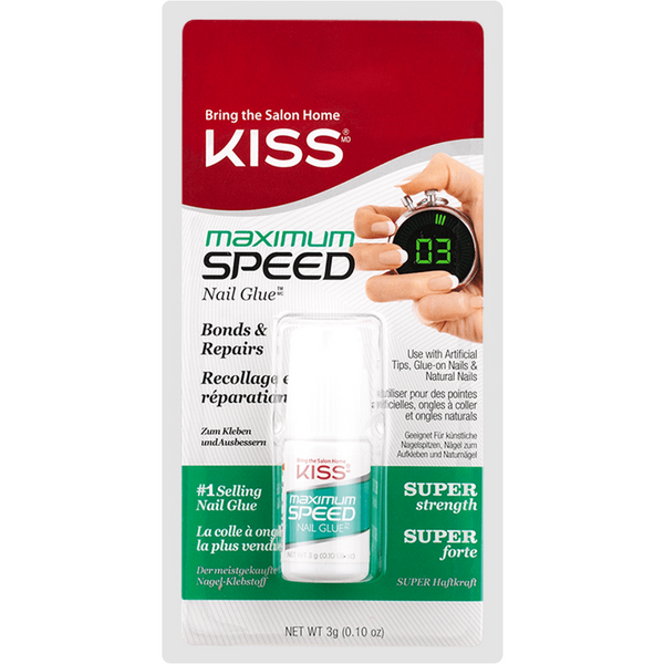 Kiss Nail Care Kiss: Maximum Speed Nail Glue 0.10oz #BK135