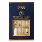 Kiss Nail Care MJ50 - Diamond KISS: Majestic Nails Luxury Press Ons