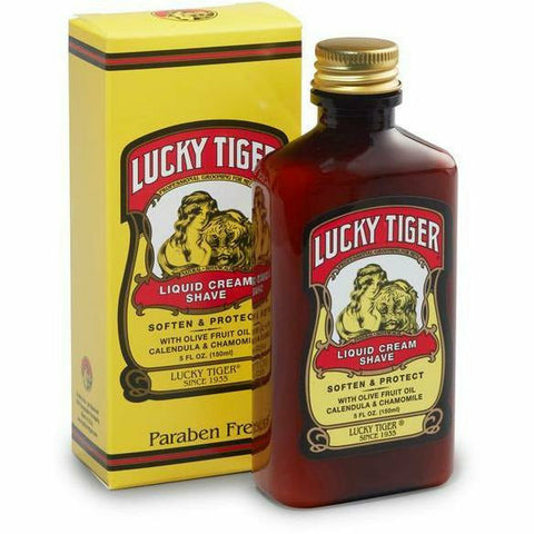 Lucky Tiger: Liquid Cream Shave 5oz