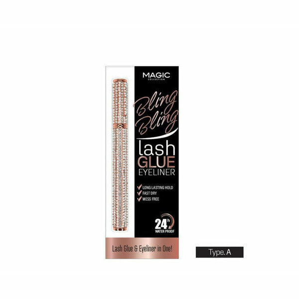 Magic Collection Cosmetics Type A Magic Collection: Bling Bling 2-in-1 Eyeliner & Eyelash Glue Pen