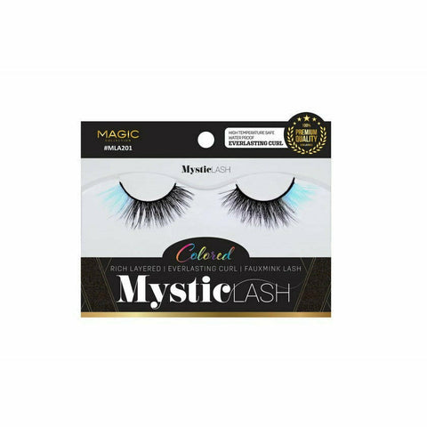 Magic Collection eyelashes #MLA201 - Light Blue Magic: MysticLash - Colored