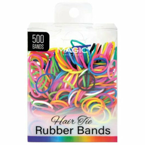Magic Collection Salon Tools Magic Collection: 500 Hair Ties Rubber Bands