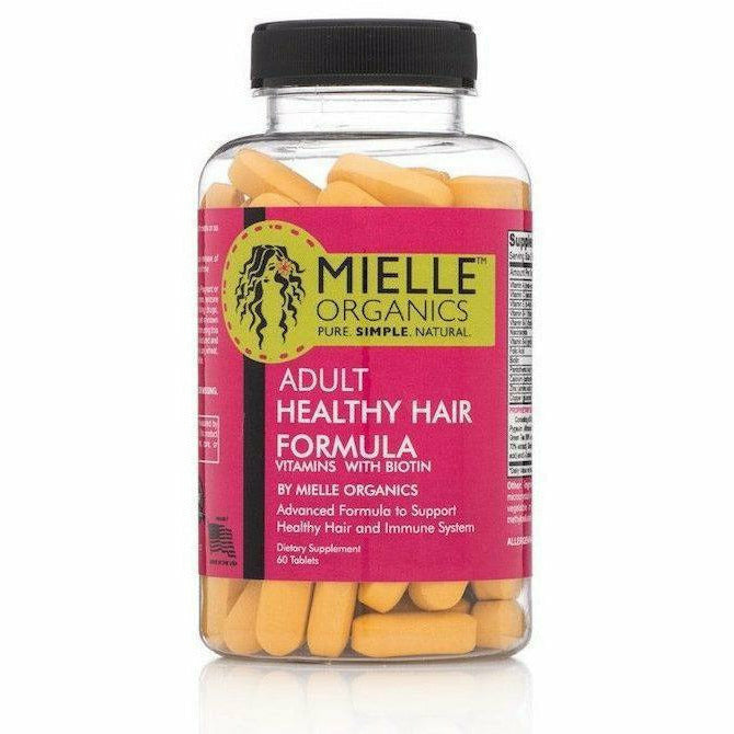 Mielle Organics: Adult Healthy Hair Formula 60 Tablets – Beauty Depot  O-Store