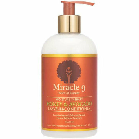 Miracle 9: Moisture Therapy Honey & Avocado Leave-In Conditioner 12oz