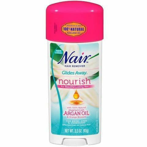 nair Natural Skin Care Nair: Moroccan Argan Oil Glides Away