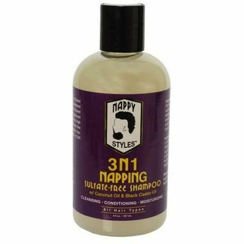 Nappy Styles: 3N1 Sulfate-Free Shampoo 8oz
