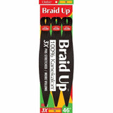 Outre Braiding Hair Outre: 3x Braid Up Pre-Stretched 46"