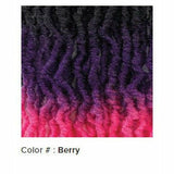 Outre Crochet Hair #3TOMBRE/BERRY Outre: Xpression Twisted Up 3X BoraBora Locs 24" Crochet Braids