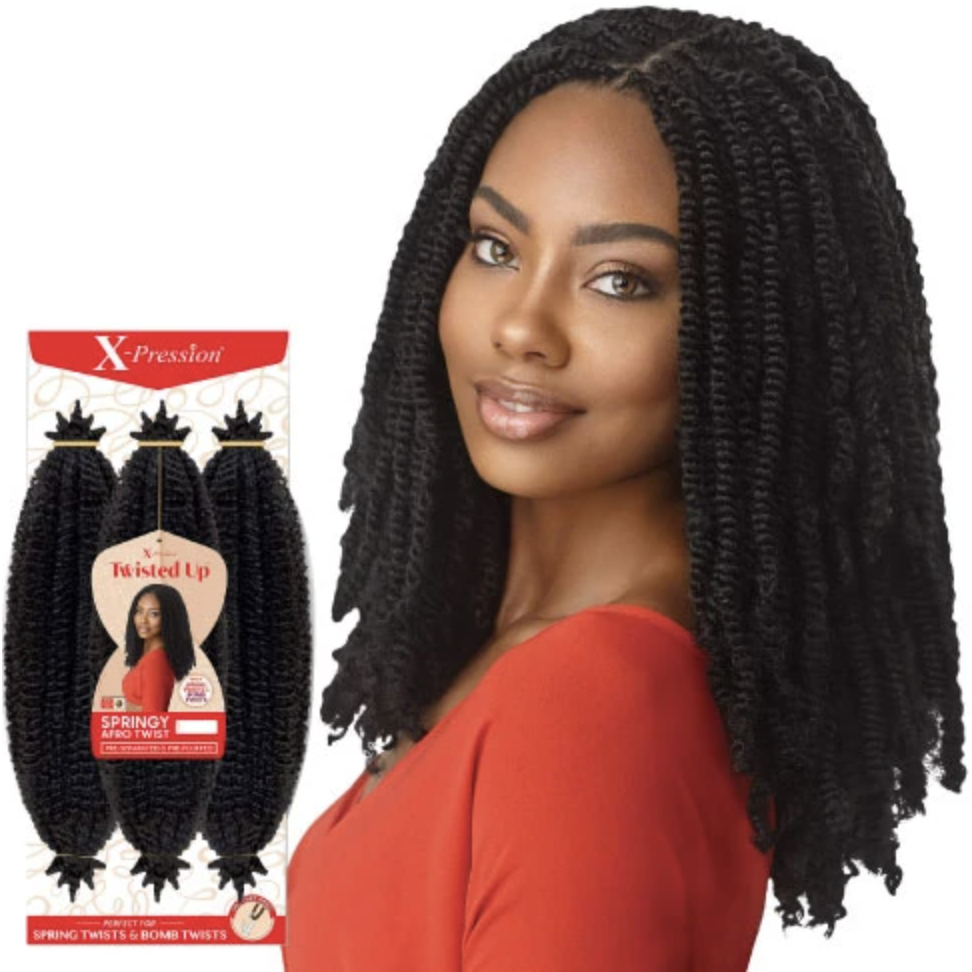 Outre: X-Pression Twisted Up 3X Springy Afro Twist 24Crochet Braids