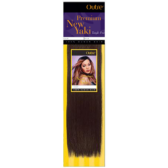 HH 810-2 - 100% Premium Yaki Human Hair Weave Cap Wig - It