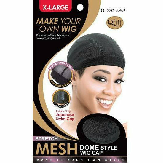 QFITT: Stretch Mesh Dome Style Wig Cap- XL #5021