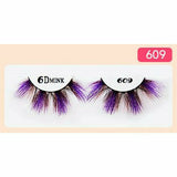 R&B Collection eyelashes #609 R&B Collection: 6D Color Faux Mink Lashes