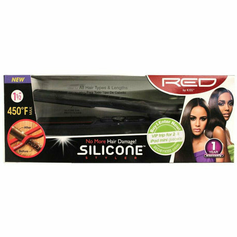 RED BY KISS Salon Tools Red by Kiss: 1/2" Silicone Styler Flat Iron